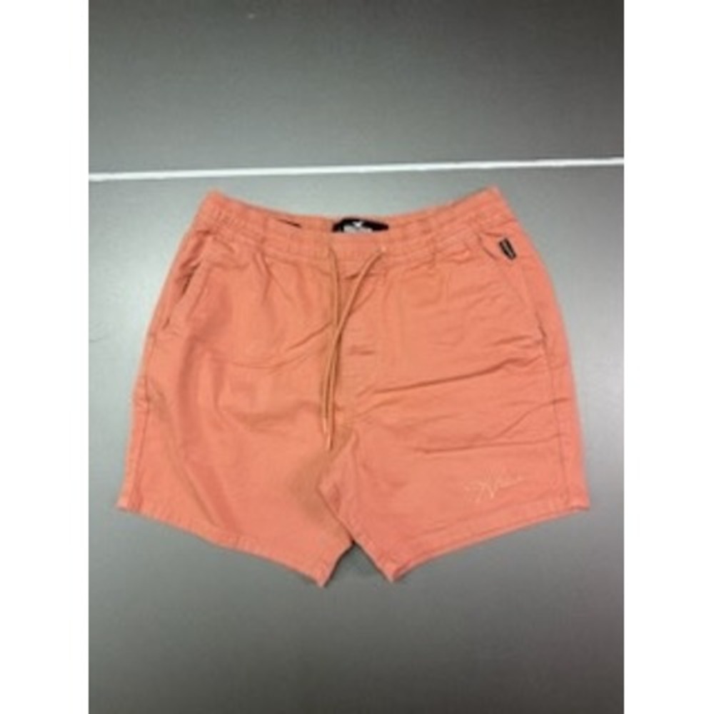 Hollister Epic Flex Jogger Shorts Mens Small Coral Pink 7 Inch Inseam Stretch